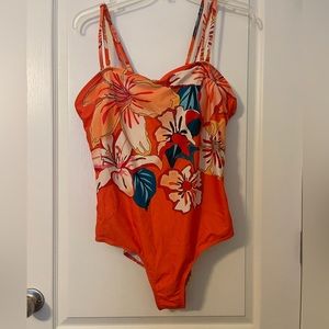 Never worn one piece swimsuit